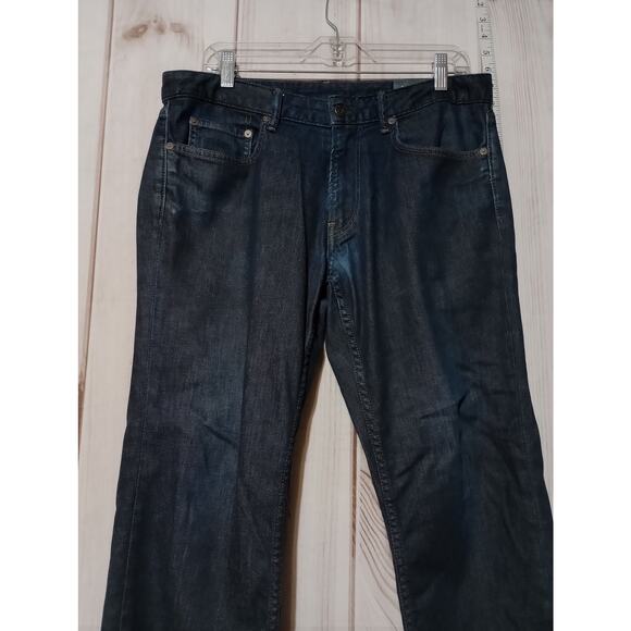 Bonobos Jeans Mens 33x28 Dark Wash Straight Leg Denim Pants Classic Fit - Picture 2 of 8